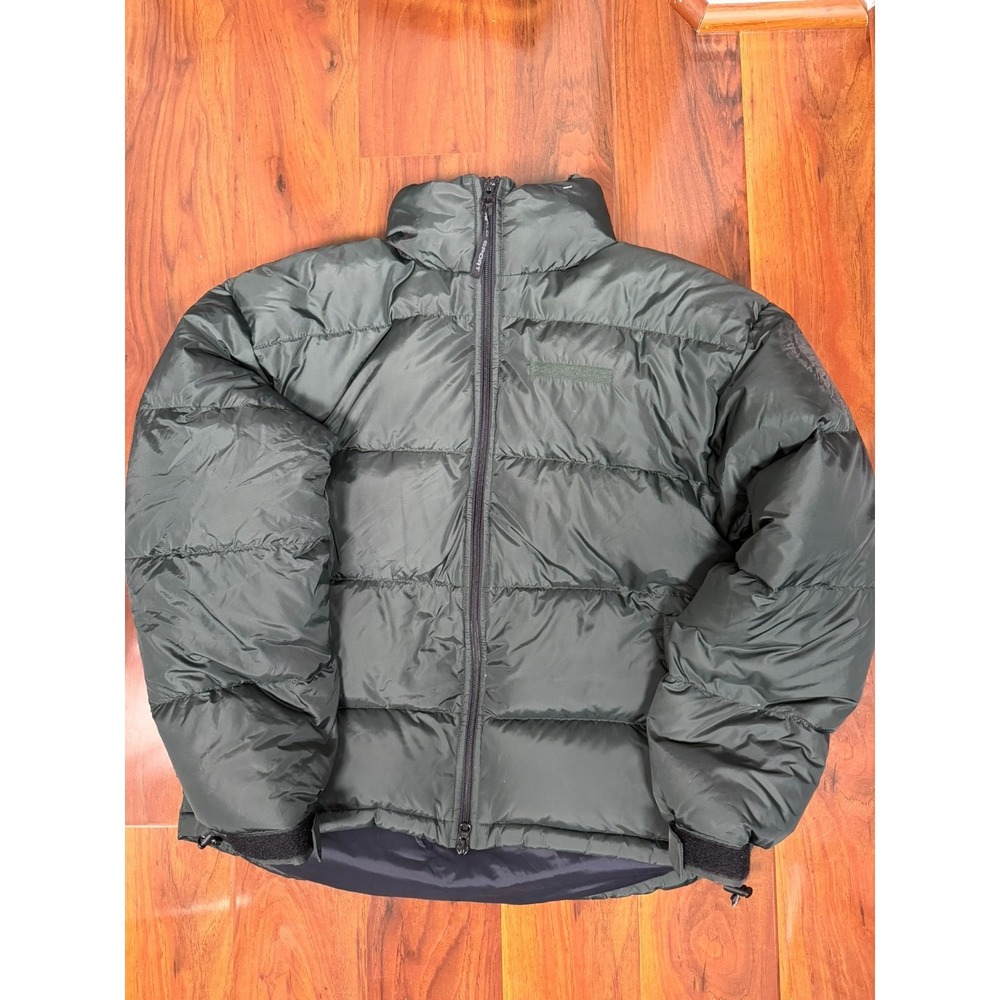 Vintage 90s Polo Sport Ralph Lauren Green Down Puffer Jacket Full Zip Mens SZ M